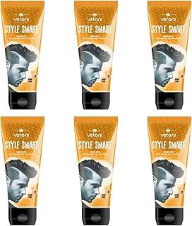 Vetoni Style Smart Hair Gel for Men | Shine Everyday, Medium Hold & High shine(60ml) pack of 6