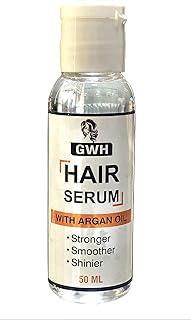 Hair Serum for Wigs (50ML), Aloe Vera & Argan Oil Formula, Anti-Aging Care, by GWH |Adds Shine, Use Just 2 Drops Very Thick | Daily use| For All Hair Types | Frizz free hair