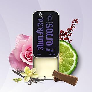 Raro aroma Solid perfume Luxury inspired solid perfume long lasting made with organic and natural ingredients 12 grm travel friendly (smoky wood)