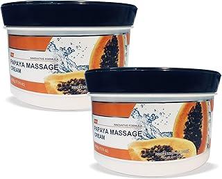 OxyGlow Herbals Papaya Face Massage Cream- Enriched with Vitamin E For Healthy & Glowing Skin 500 Gm (Pack Of 2)