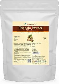 Herbal Hills Triphala Powder, (1 kg Pack) | Supports Digestion & Detox | Triphala Churna For Constipation, Gut Health & Metabolism | With Amla, Haritaki & Baheda