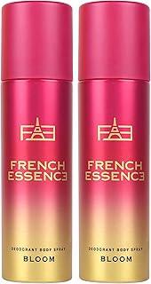 FRENCH ESSENCE Deodorant Spray Perfume/Deodorant for women/Body Spray for women/women's Deo,Long Lasting Fragrance, Fresh Scent (Bloom) 150ml Each - combo offer Pack of 2
