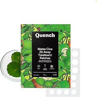 Quench Zit Away Acne Pimple Patches for Face | 24 Hydrocolloid Patches with Salicylic Acid & Cica Herb Repair | Shrinks Pimples Overnight (Pack of 1, Transparent)