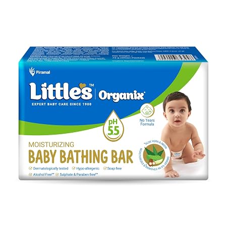 Little's Organix Moisturizing Baby Bathing Bar 75g x Pack of 1