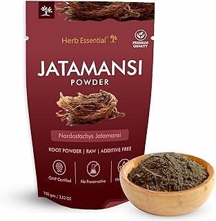 Herb Essential Jatamansi Root Powder,100 g | For Strong, Shiny, and Silky Hair | For Dandruff & Spilt Ends Free Hair | Moisturizes Scalp