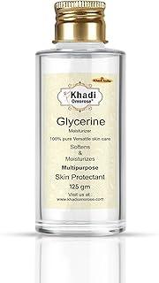KHADI Omorose Glycerine (Pure and Unscented) For Soft And Moisturize Skin | 125 Gram, Liquid