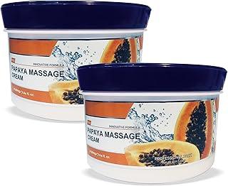 OxyGlow Herbals Papaya Face Massage Cream- Enriched with Vitamin E For Healthy & Glowing Skin 200 Gm (Pack Of 2)