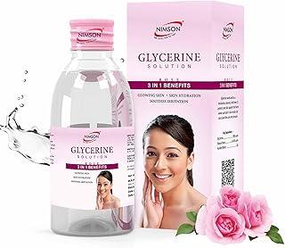 Nimson Pure Glycerine 200ml – Moisturizes, Protects & Heals Skin | For Oily & All Skin Types | Soft Glowing Skin | Soothes Irritation | Vegan & Natural