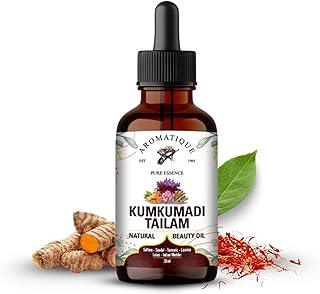 Aromatique Kumkumadi Tailam For Scars,Blemishes, wrinkles, Finelines, acne and Skin Brightening.Kumkumadi Face Oil For Glowing Skin 30ml
