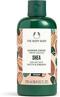 The Body Shop Shea Shower Cream | Cleanses & Hydrates with Shea Butter | Non-Drying & Creamy Foam | For Soft & Nourished Skin | Vegetarian | For Men & Women | 250ml