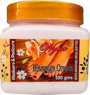 Wylco Medicare Pedicure Massage Cream for All Skin Types | Softens & Nourishes Skin | Removes Dirt, Tan & Dead Cells | Brightening & Glowing Effect | Herbal Fruit Extracts for Hands, Feet & Body Spa