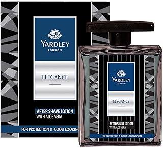 Yardley London Elegance After Shave Lotion with Aloe Vera| Daily Use After Shave Lotion for Men| For Protected & Good Looking Skin| 100ml