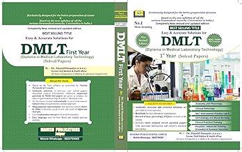DMLT First Year Book, Medical Laboratory Technology Diploma Solved Papers, Hindi and English Medium, New Revised Edition