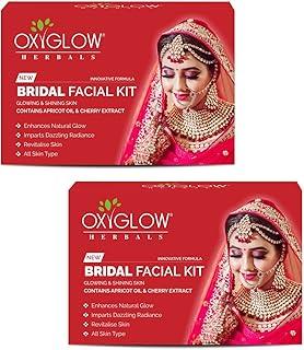OxyGlow Herbals Facial Kit Bridal|Enhance Natural Glow|Revitalise Skin|All Skin Type|ImpartDazzling Radiance|Cherry Extract|53Gram,facial kit,facial kit,skin care kit,skincare set(Pack of 2)