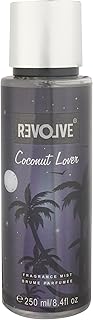 REVOLVE Coconut Lovers Body Mist For Women - 250ml | Creamy Coconut Fragrance for Island Vibes | A Lush and Smooth Mist for Tropical Scent Lovers