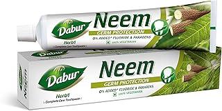 Dabur Herb'l Neem Germ Protection Toothpaste - 200g | No Added Flourides & Parabens | Neem Fights Bacteria