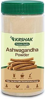 KRSHAK Ashwagandha Powder (200g) | A-Grade Pure Root Powder | Natural Herbal Supplement | Non-GMO, Vegan, Preservative-Free | Supports Immunity, Stress Relief & Wellness