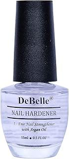 DeBelle Nail Care Nail Polish | Transparent| Enriched with Argan Oil| 15ml (Nail Hardener)
