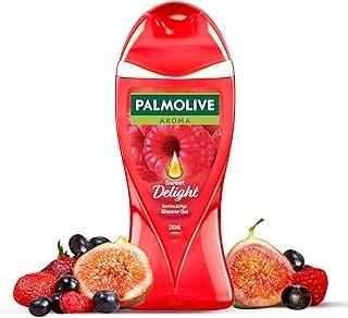 Palmolive Juicy Berries & Figs Aroma Sweet Delight Body Wash | Mood boosting fragrance | Nourishing | For naturally bright skin | No paraben & silicone, pH balanced, Body Wash 250ml