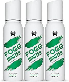 Fogg Master Voyager Intense No Gas Deodorant for Men, Long Lasting Perfume Body Spray, 3 x 120ml (Pack Of 3)