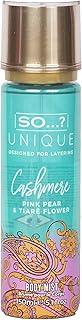 SO Unique Cashmere Floral Body Mist - 150Ml | Pink Pear & Tiare Flower Fragrance Mist | Long Lasting Perfume Mist | Body Spray For Women