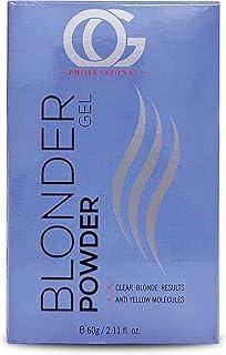 OXYGLOW HERBALS OG Professional - Blonder Powder Gel for all Type Hair, White, 60 g