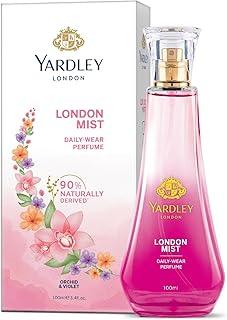 Yardley London London Mist Perfume| Floral & Ozonic Scent| 90% Naturally Derived| Orchid & Perfume for Women| 100ml