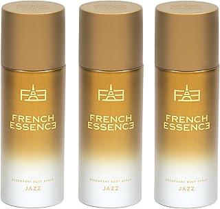 French Essence Luxury Deodorants For Men - Jazz 150Ml (Pack Of 3)