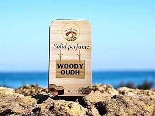The Pearls Studio Woody Oudh Solid Perfume – Long-Lasting Oriental Fragrance for Men & Women | Alcohol-Free Attar Balm, Travel-Friendly | Skin-Safe Pocket Perfume – 10gm|