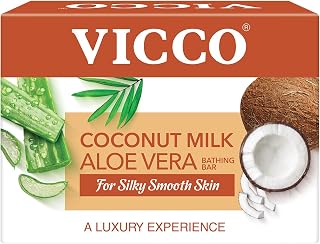 Vicco Coconut Milk and Aloevera Bathing Bar