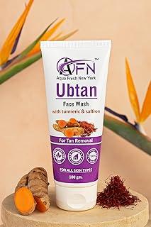 AFN Ubtan Face Wash with Turmeric & Saffron for Tan Removal – 100gm | Natural Face Cleanser | Paraben-Free | For All Skin Types – Glowing & Bright Skin
