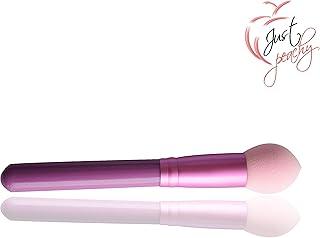 Just Peachy Foundation Concealer Beauty Blender Brush with Handle (17 cm) (Baby Pink)