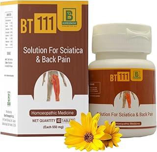 homocos-123 Burnett Homeopathy BT 111 Tablets Sciatica_Back PainCare - 40Tabs - Set of 1 Bottle