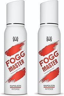 FOGG Master Napoleon Intense No Gas Deodorant For Men, Long Lasting Perfume Body Spray, 2 X 120Ml (Pack Of 2) - Napoleon Intense