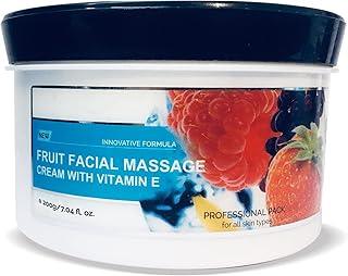 OxyGlow Herbals Fruit Face Massage Cream- Enriched with Vitamin E For Healthy & Glowing Skin 200 Gm (Pack Of 1)