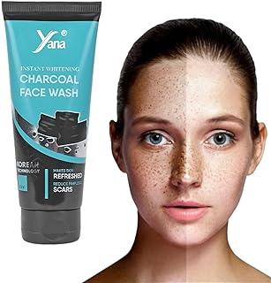 Yana Instant Brightening Activated Charcoal Face Wash Cleanser After Shaving face for Joy full life | Charcoal Facewash For Women