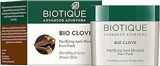Biotique Clove Oil Control Anti Blemish Face Pack, 75gm