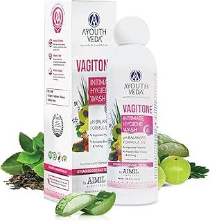 Ayouthveda Vagitone Intimate Hygiene Wash | Enriched With Aloe Vera, Amla & Green Tea | PH Balancing Formula, Prevents Dryness, Itchiness & Bad Odor | For Women (Pack Of 1-100ml)