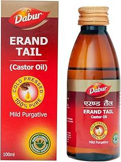 Dabur Erand Tail Pure Cold Pressed Castor Oil Provides Effective Relief From Constipation - 100 Ml