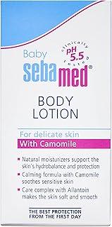 Sebamed Baby Body Lotion 50 ml|Ph 5.5|Camomile & Allantoin| Dermatalogically tested| Sensitive skin