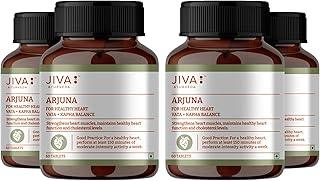 Jiva Arjuna Tablets 500gm 240 Tablets Promotes Heart Health - 60 Tablet (Pack of 4)