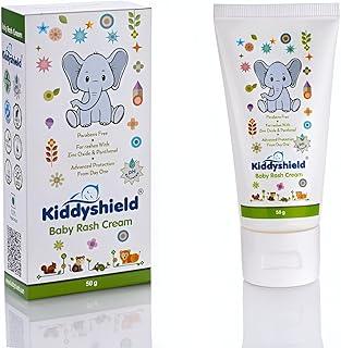 Kiddyshield Diaper rash cream for Baby 50 g| pH balanced | Zinc oxide & Panthenol | Nappy Cream, Baby Cream for new born and kids, Relieves from Rashes, reduces Redness burn & Irritation