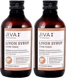 Jiva Ayurveda Livon Syrup- 200ml (Pack of 2) | For Liver Helps To Promote Digestion | 100% Pure & Natural