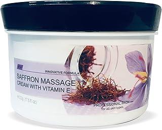 OxyGlow Herbals Saffron Face Massage Cream- Enriched with Vitamin E For Healthy & Glowing Skin 500 Gm (Pack Of 1)