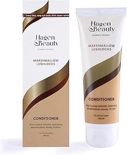 Hagen Beauty Marshmallow Lushlocks Hair Conditioner with Marshmallow, Honey and Protein|For Frizz Control, Super Soft, Deep Nourishment|Pthlalate Free, No Paraben, No SLS|For Men & Women|For All Hair Types|100 ml