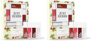 Just Herbs 4 IN 1 Lip Gloss for Women, Serum Infused Non-Sticky Glossy and Hydrating Lip Gloss 4g (Soft Lush) Pack of 2