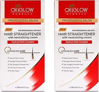 Oxyglow Hair Straightener, Pack of 2 (200 ml x 2)