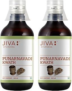 Jiva Punarnavadi Kwath Ayurvedic Herb For Kidney Support & Detoxification | Digestive Health | 100% Ayurvedic & Natural -200ml (Pack of 2)