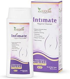 Zeveda Organic - Intimate Hygiene Cleanser | Intimate wash for women | Hygiene & care for private parts | Infused with natural ingredients | Natural pH Balance | Suitable for All Skin Types | 100ml