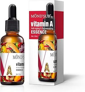 Mond'sub Vitamin A Retinol Face Serum with Hyaluronic Acid and Vitamin E for Anti-aging (Night Serum) - 30ml